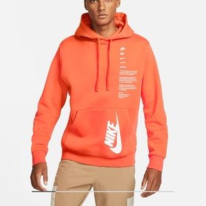 Orange Nike hoodie